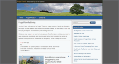 Desktop Screenshot of frugalfamily.com